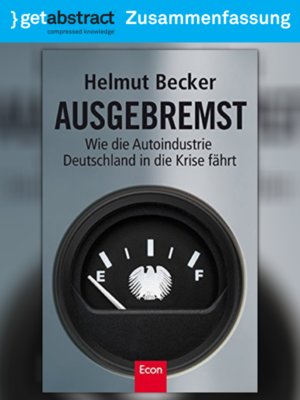 cover image of Ausgebremst (Zusammenfassung)